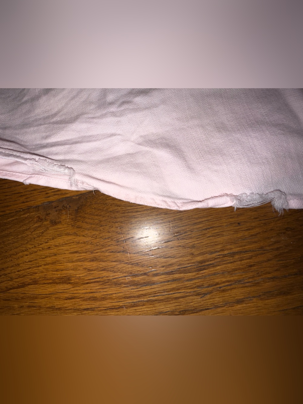 Frank & Eileen. Luke Oversized Distressed Button Down. Pink. Size XS. - Picture 11 of 12